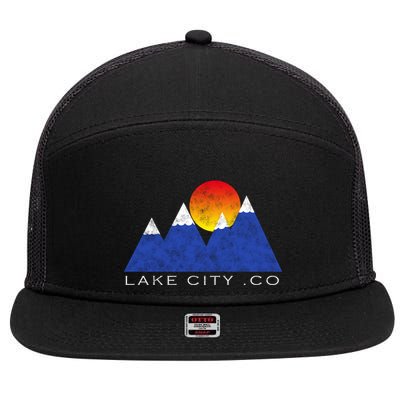 Lake City .CO  7 Panel Mesh Trucker Snapback Hat