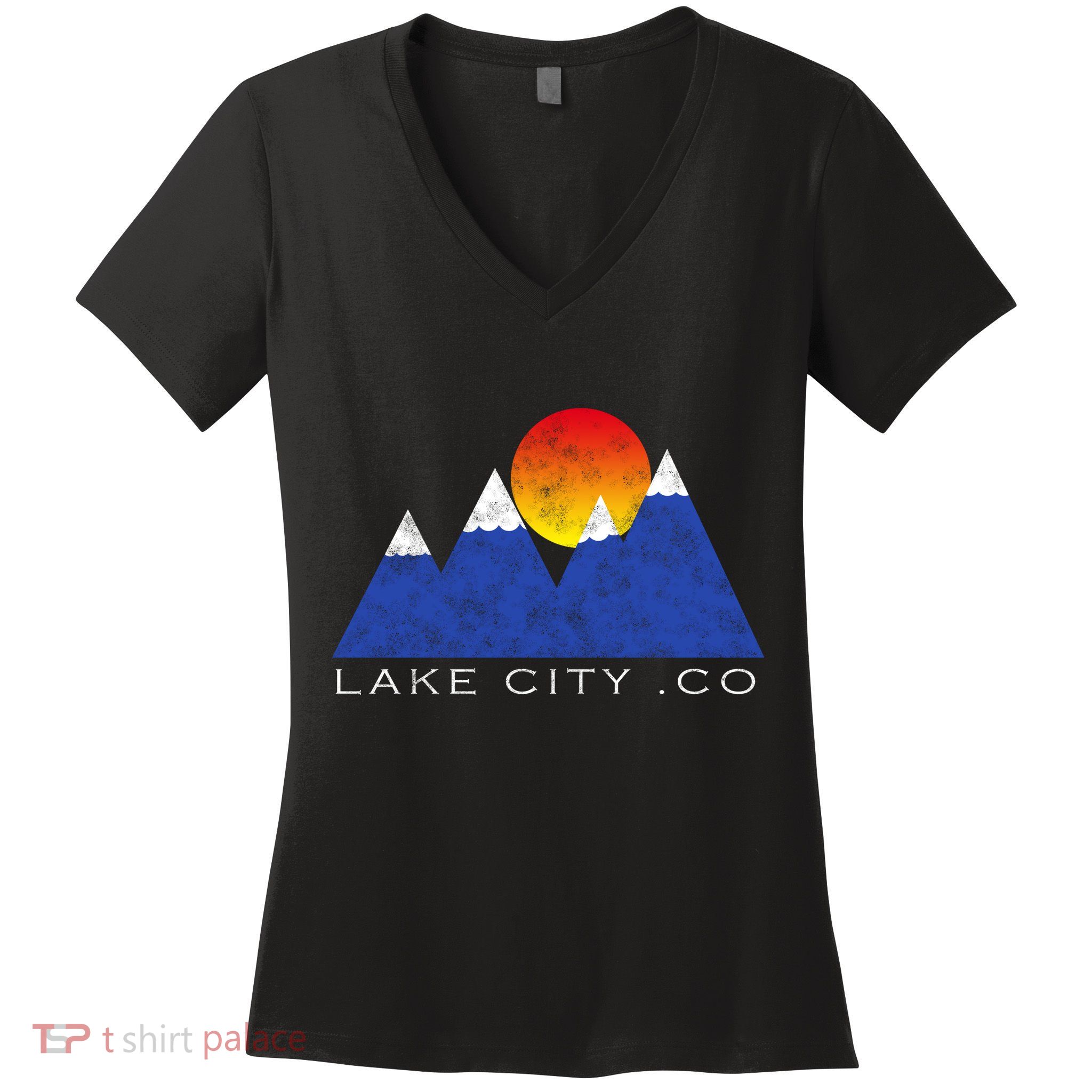 Lake City .CO  Women's V-Neck T-Shirt