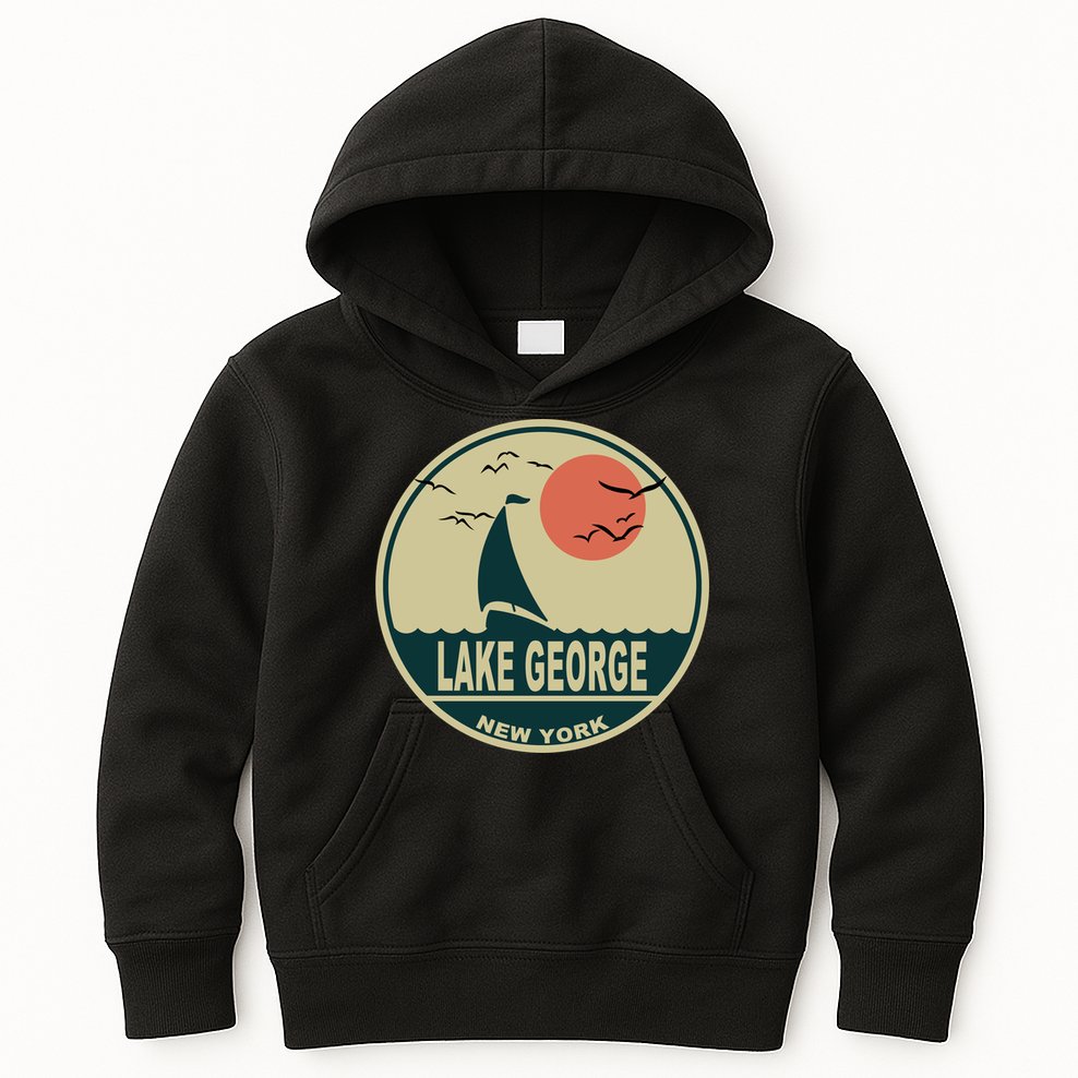 Lake George New York Kids Hoodie