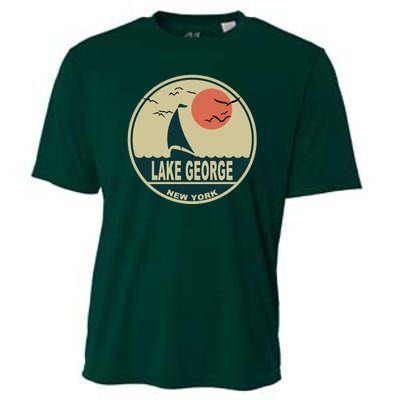 Lake George New York Cooling Performance Crew T-Shirt