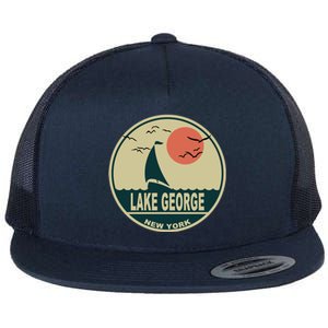 Lake George New York Flat Bill Trucker Hat