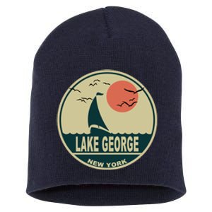 Lake George New York Short Acrylic Beanie