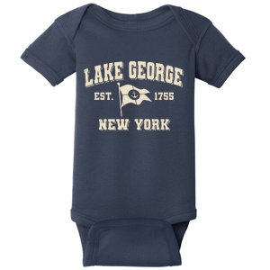 Lake George New York Est. 1755  Baby Bodysuit