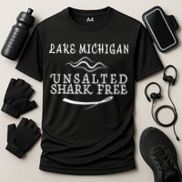 Lake Michigan Unsalted Shark Free Cooling Performance Crew T-Shirt