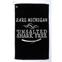 Lake Michigan Unsalted Shark Free Golf Towel