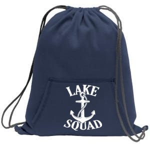 Lake Squad Sweatshirt Cinch Pack Bag