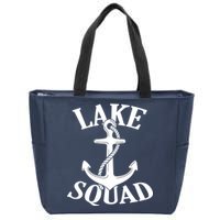 Lake Squad Zip Tote Bag