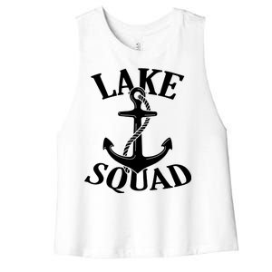 Lake Squad Women's Racerback Cropped Tank