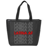 Latina Af Zip Tote Bag