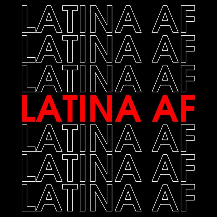 Latina Af Zip Tote Bag