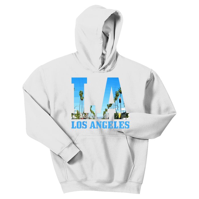 Los Angeles LA Vintage California LA Kids Hoodie