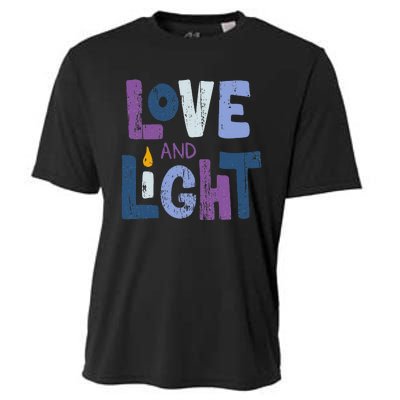 Love And Light  Hanukkah   Cooling Performance Crew T-Shirt