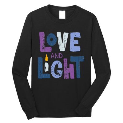 Love And Light  Hanukkah   Long Sleeve Shirt