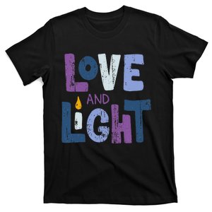 Love And Light  Hanukkah   T-Shirt