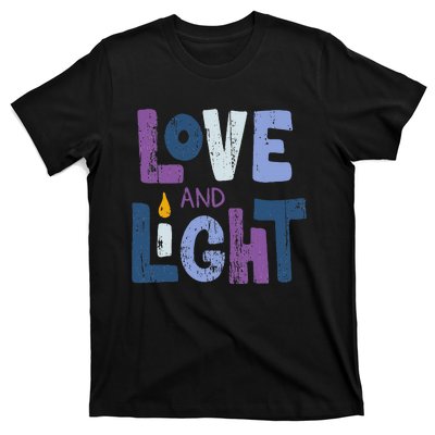 Love And Light  Hanukkah   T-Shirt