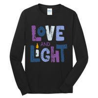 Love And Light  Hanukkah   Tall Long Sleeve T-Shirt