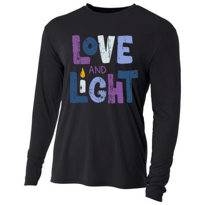 Love And Light  Hanukkah   Cooling Performance Long Sleeve Crew