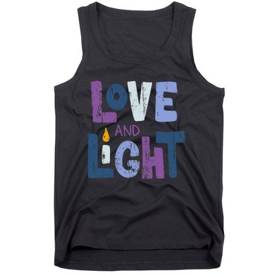 Love And Light  Hanukkah   Tank Top