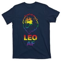 Leo AF Lion LGBT For August And July Birthday Gift T-Shirt