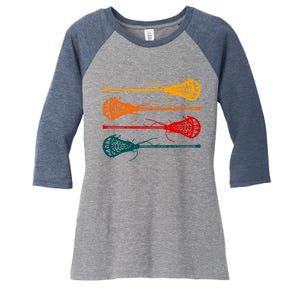 Lacrosse Apparel Lacrosse Women's Tri-Blend 3/4-Sleeve Raglan Shirt