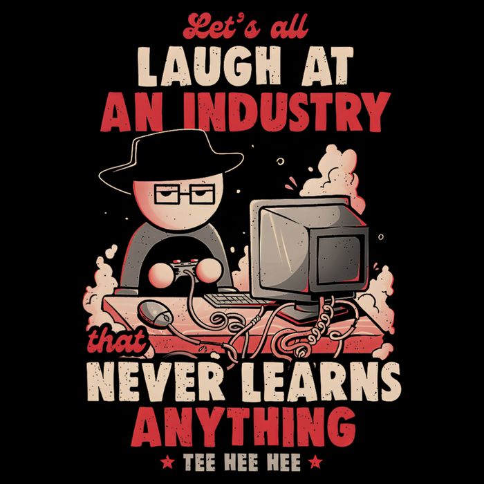 Let's All Laugh At An Industry That Never Learns Anything Mousepad