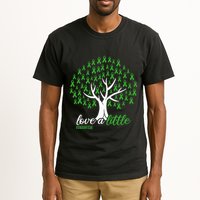 Love A Little Green Ribbon Tree Dwarfism Awareness Tall T-Shirt