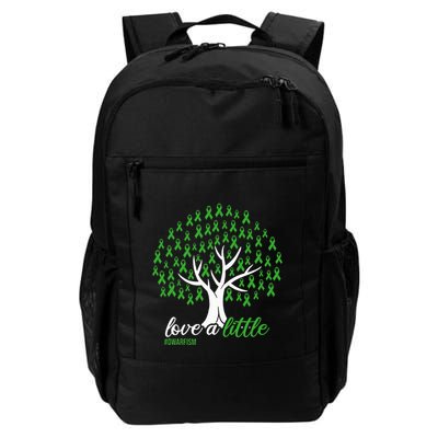 Love A Little Green Ribbon Tree Dwarfism Awareness Backpack