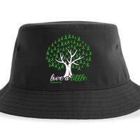 Love A Little Green Ribbon Tree Dwarfism Awareness Sustainable Bucket Hat