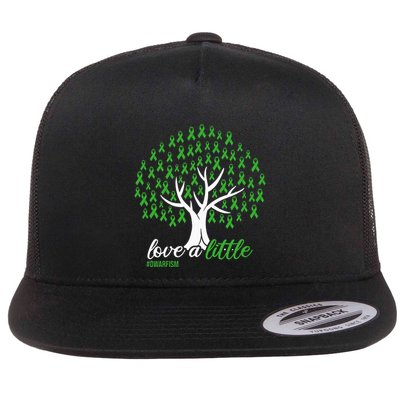 Love A Little Green Ribbon Tree Dwarfism Awareness Flatbill Hat