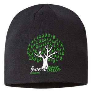 Love A Little Green Ribbon Tree Dwarfism Awareness Sustainable Beanie