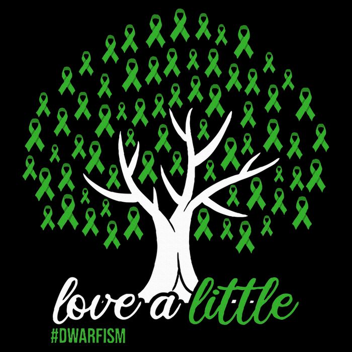 Love A Little Green Ribbon Tree Dwarfism Awareness Mesh Reversible Basketball Jersey Tank