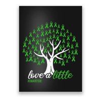 Love A Little Green Ribbon Tree Dwarfism Awareness Poster