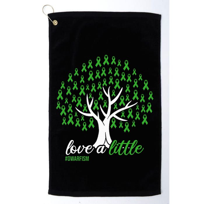 Love A Little Green Ribbon Tree Dwarfism Awareness Golf Towel