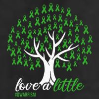 Love A Little Green Ribbon Tree Dwarfism Awareness Golf Towel