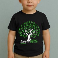 Love A Little Green Ribbon Tree Dwarfism Awareness Toddler T-Shirt