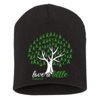 Love A Little Green Ribbon Tree Dwarfism Awareness Short Acrylic Beanie