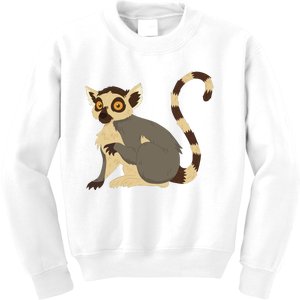 Lemur Animal Kids Sweatshirt