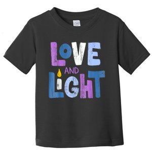 Love And Light Hanukkah For Women Toddler T-Shirt