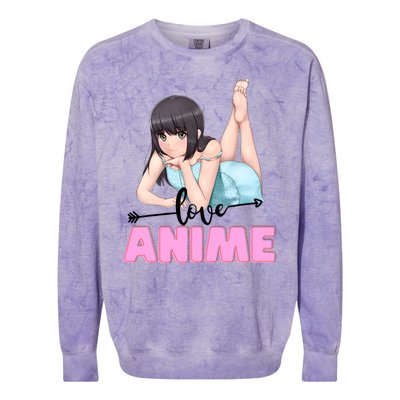 Love Anime Colorblast Crewneck Sweatshirt