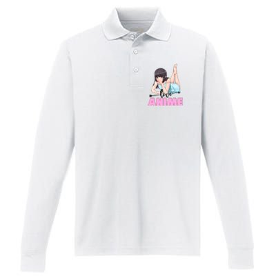 Love Anime Performance Long Sleeve Polo