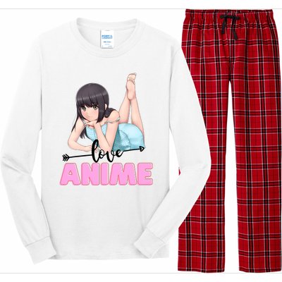 Love Anime Long Sleeve Pajama Set