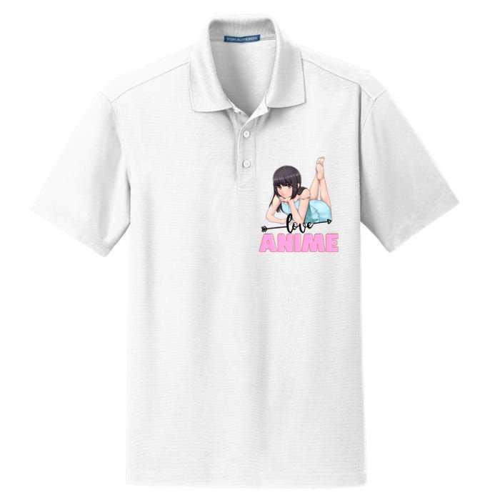 Love Anime Dry Zone Grid Polo