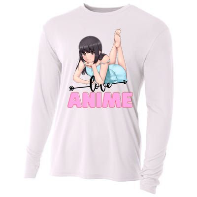 Love Anime Cooling Performance Long Sleeve Crew