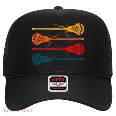 Lacrosse Apparel Lacrosse High Crown Mesh Back Trucker Hat