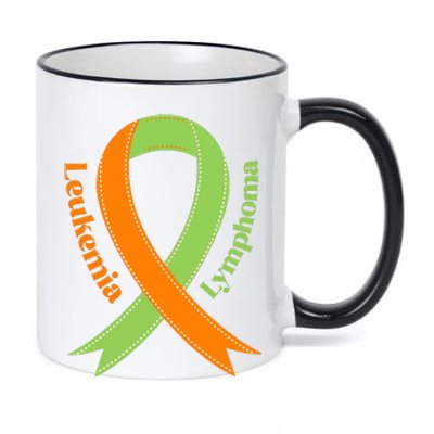 Leukemia And Lymphoma Awareness 11oz Black Color Changing Mug