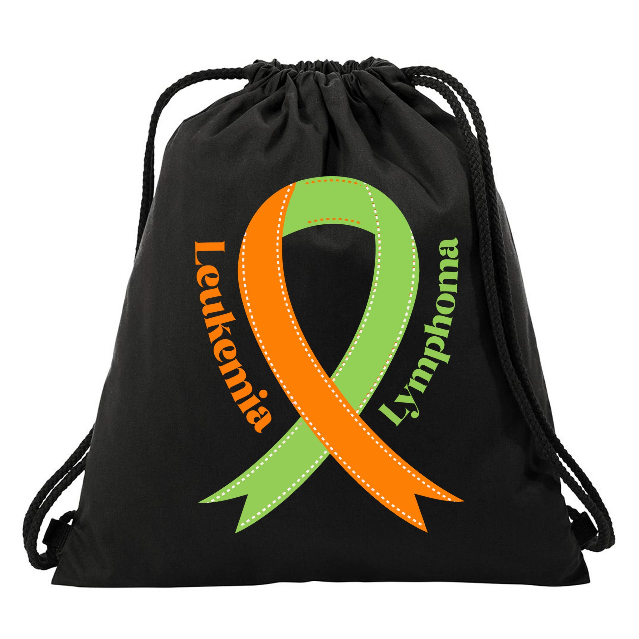 Leukemia And Lymphoma Awareness Drawstring Bag