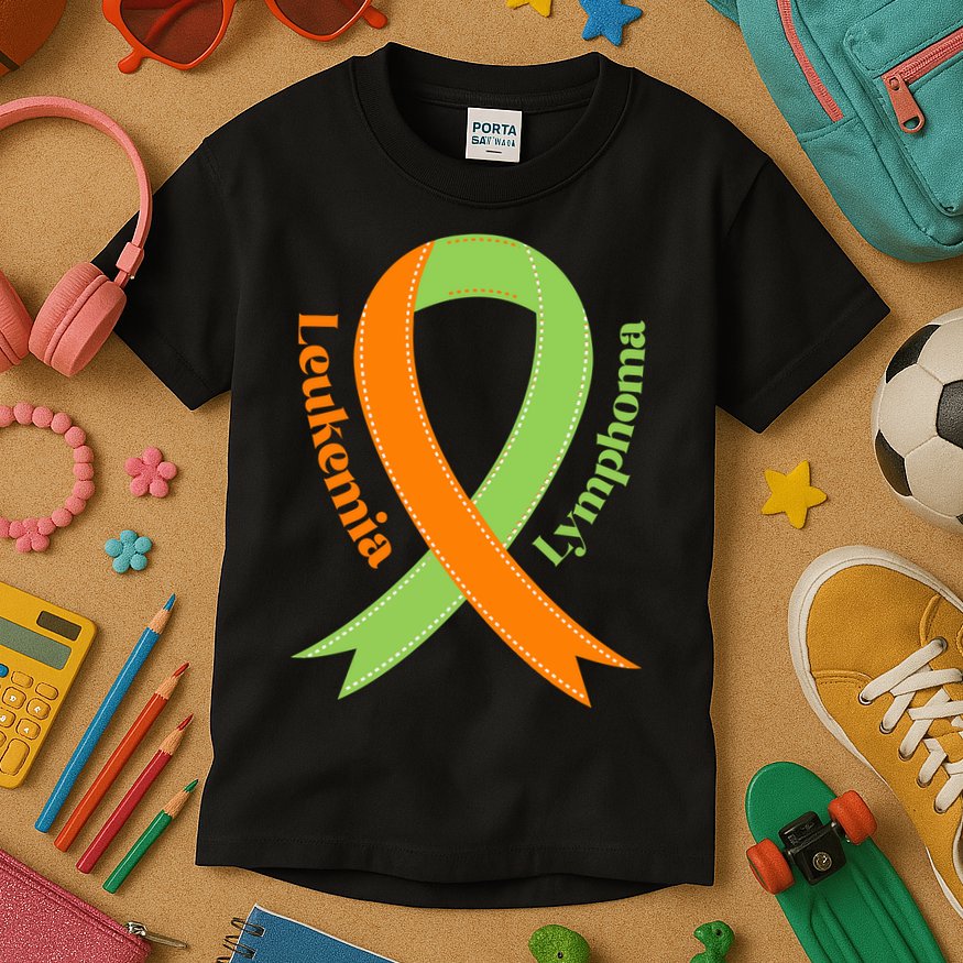 Leukemia And Lymphoma Awareness Kids T-Shirt