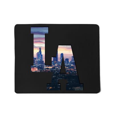 Los Angeles LA Skyline Vintage California LA Mousepad