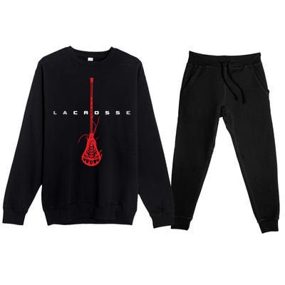 Lacrosse Apparel | Lacrosse Premium Crewneck Sweatsuit Set