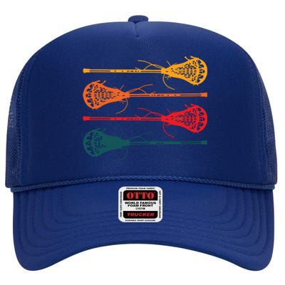 Lacrosse Apparel | Lacrosse High Crown Mesh Back Trucker Hat